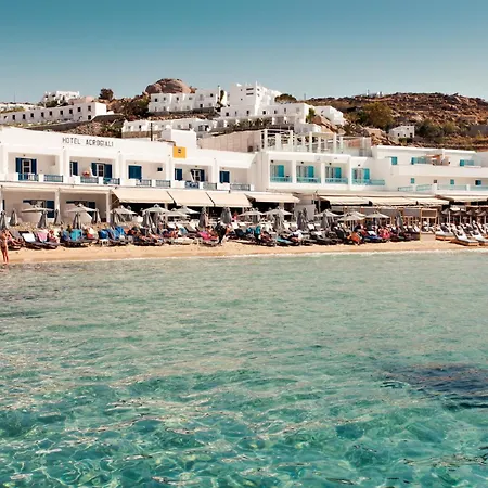 호텔 Acrogiali Beachfront Mykonos Platys Gialos (Mykonos)