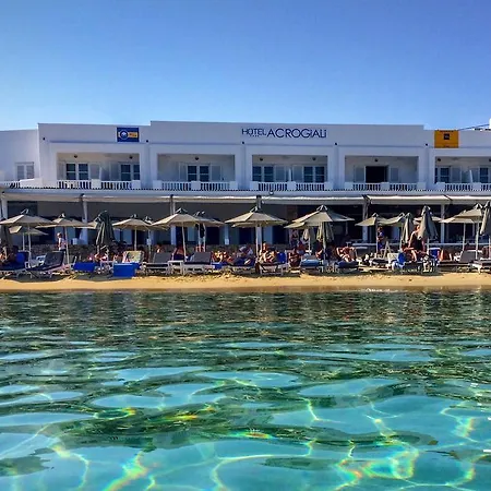 Acrogiali Beachfront Mykonos 호텔 Platys Gialos (Mykonos)