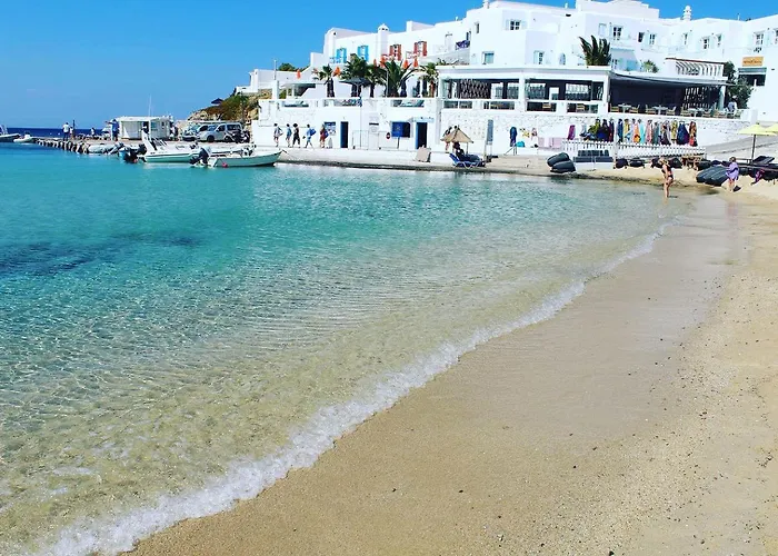 Acrogiali Beachfront Mykonos Platísz Jalósz