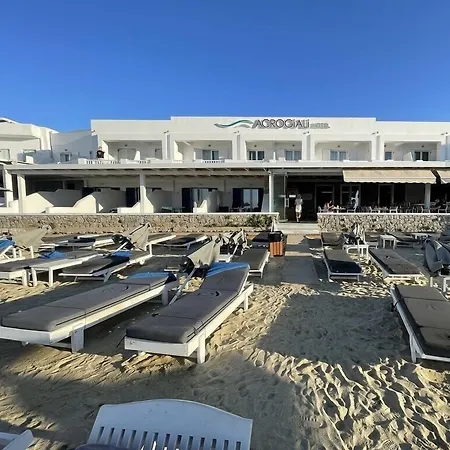호텔 Acrogiali Beachfront Mykonos Platys Gialos (Mykonos)
